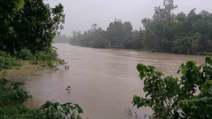 বিপৎসীমার ওপরে শেরপুরের চেল্লাখালীর পানি 