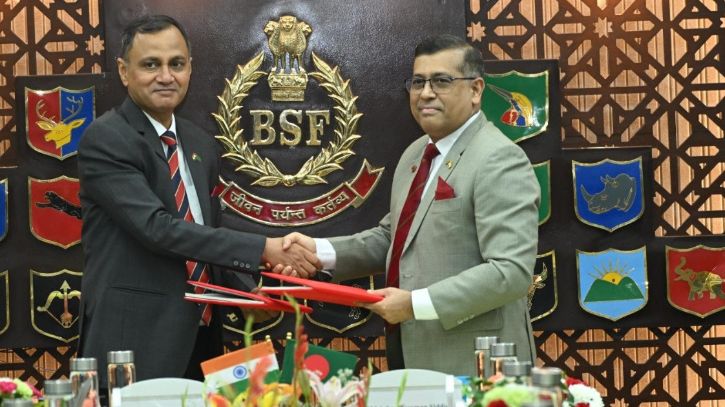 নিরাপদ সীমান্ত নিশ্চিত করতে ঐকমত্যে বিজিবি ও বিএসএফ
