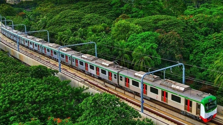 উত্তরা থেকে মতিঝিল পর্যন্ত মেট্রোরেল সেবা পুনরায় চালু