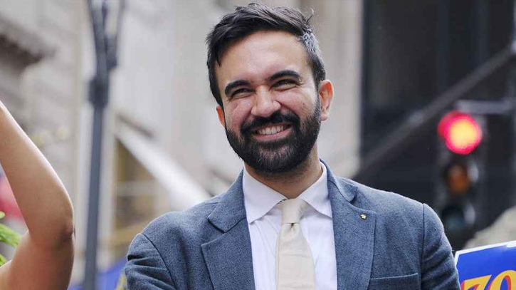 নিউইয়র্কের ইতিহাসে প্রথম মুসলিম মেয়র হলেন মামদানি