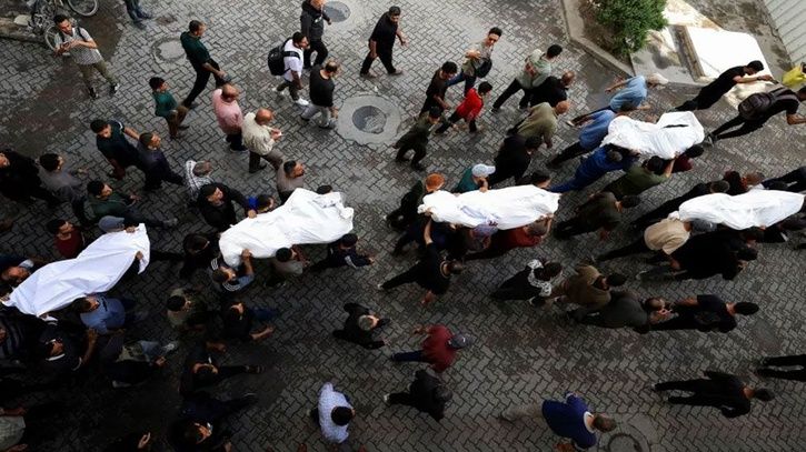 গাজায় ইসরায়েলি বোমা হামলায় নিহত ৭৩