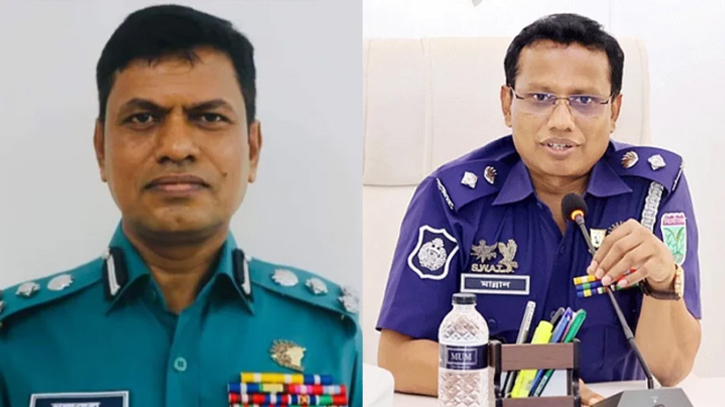 ডিআইজি মোল্যা নজরুল ও এসপি মান্নান সাময়িক বরখাস্ত ডিআইজি মোল্যা নজরুল ও এসপি মান্নান সাময়িক বরখাস্ত
