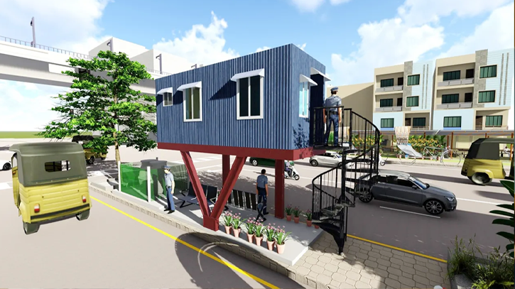 নতুন রূপে আসছে ঢাকার ‘স্মার্ট পুলিশ বক্স’