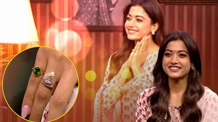 অবশেষে বাগদানের আংটি নিয়ে প্রকাশ্যে রাশমিকা