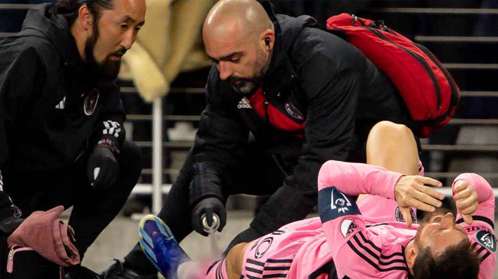 ইনজুরি পিছু ছাড়ছে না মেসির