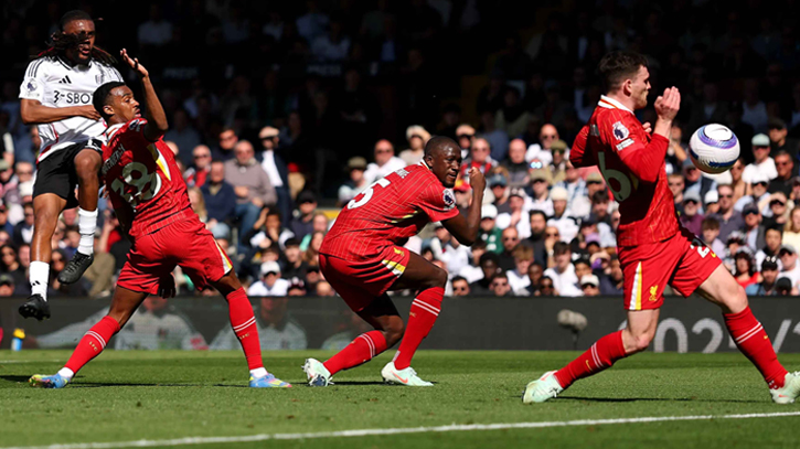 ২৬ ম্যাচ পর প্রিমিয়ার লিগে লিভারপুলের হার