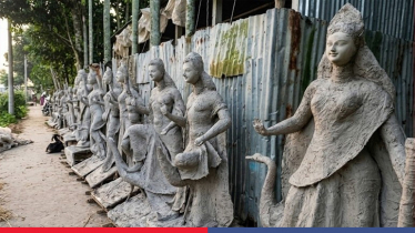 Lalmonirhat idol makers squeezed by rising costs Lalmonirhat idol makers squeezed by rising costs