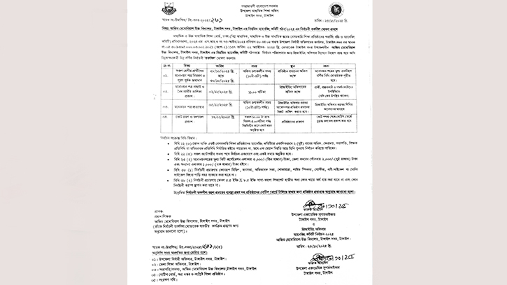 আদালতে নির্দেশনা অমান্য করে আজিম মেমোরিয়াল উচ্চ বিদ্যালয়ে ফারুক আহমেদের পাঠানো চিঠি